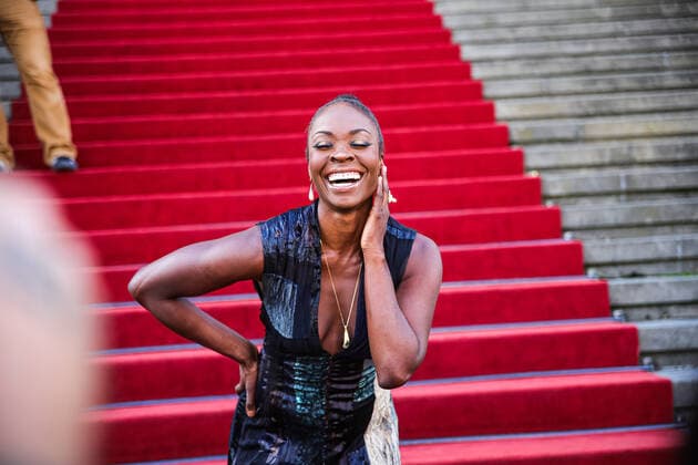 Jeanine De Bique at the OPUS Klassik Award 2022 ceremony at the Konzerthaus Berlin am Gendarmenmarkt OPUS Klassik 2022