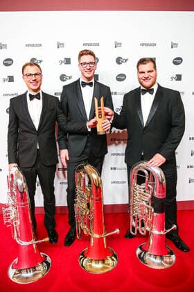 Trio 21meter60 at the OPUS Klassik Award 2022 ceremony in the Konzerthaus Berlin am Gendarmenmarkt OPUS Klassik 2022