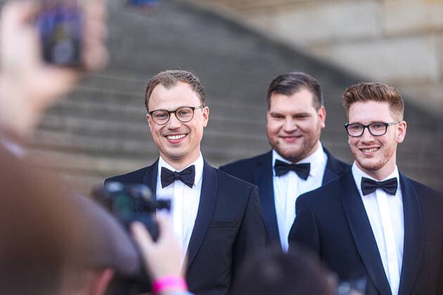 Trio 21meter60 at the OPUS Klassik Award 2022 ceremony in the Konzerthaus Berlin am Gendarmenmarkt OPUS Klassik 2022