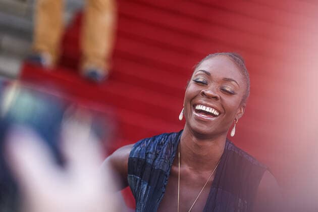 Jeanine De Bique at the OPUS Klassik Award 2022 ceremony at the Konzerthaus Berlin am Gendarmenmarkt OPUS Klassik 2022