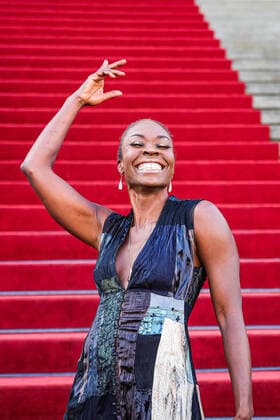 Jeanine De Bique at the OPUS Klassik Award 2022 ceremony at the Konzerthaus Berlin am Gendarmenmarkt OPUS Klassik 2022