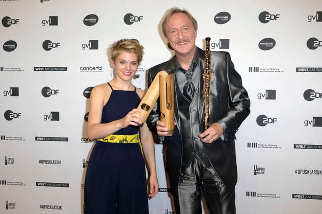 Magdalena Hoffmann and Albrecht Mayer at the Opus Klassik 2022 award ceremony at the Konzerthaus am Gendarmenmarkt Berlin, 09 10 2022 Foto:xF.xKernx xFuturexImage