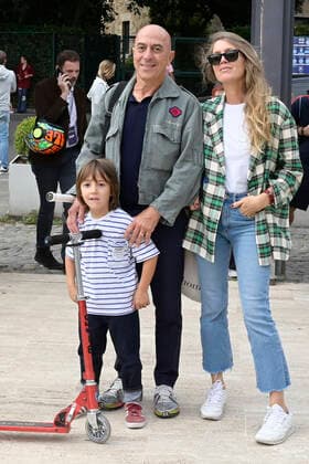 Roberto Ciufoli with wife Theodora Bugel and son Romeo at the Tennis Friends Event at Foro Italico Rome, 09 10 2022 Foto:xA.xM.xTinghinox xFuturexImage