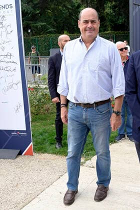 Nicola Zingaretti at the Tennis Friends event at the Foro Italico Rome, 09 10 2022 Foto:xA.xM.xTinghinox xFuturexImage