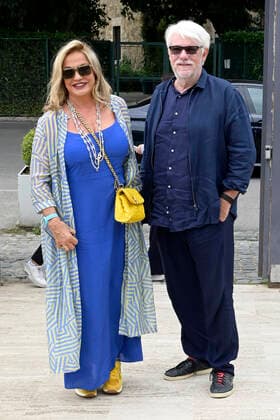 Simona Izzo and Ricky Tognazzi at the Tennis Friends Event at Foro Italico Rome, 09 10 2022 Foto:xA.xM.xTinghinox xFuturexImage