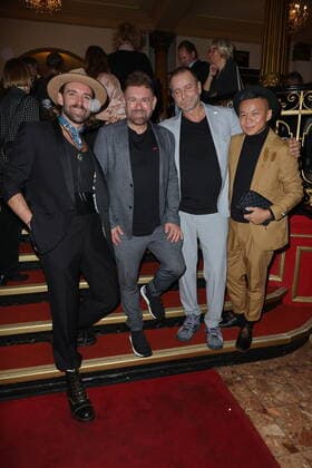 German Musical Theater Award 2022 Andrew D Edwards, Peter Plate, Ulf Leo Sommer, Jonathan Huor, German Musical Theater Award 2022 at Schmidts Tivoli, Hamburg, 10 10 2022 Copyright: xEventpressxBecherx