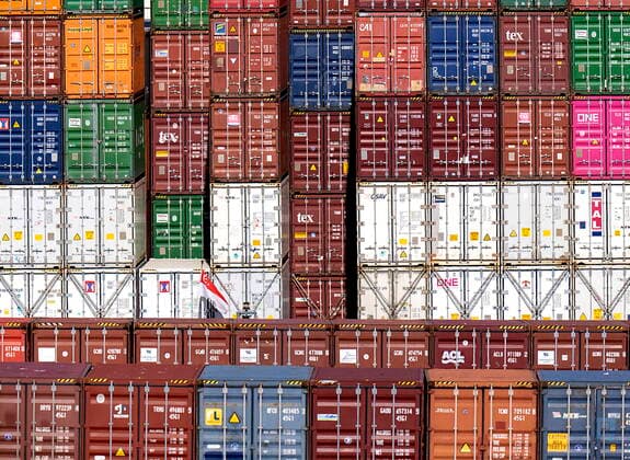 October 11, 2022, Halifax, NS, Canada: Shipping containers are stacked on a cargo vessel at the PSA Halifax Fairview Cove Terminal in Halifax on Tuesday, Oct. 11, 2022. Halifax Canada  - ZUMAc35_ 20221011_zaf_c35_030 Copyright: xAndrewxVaughanx