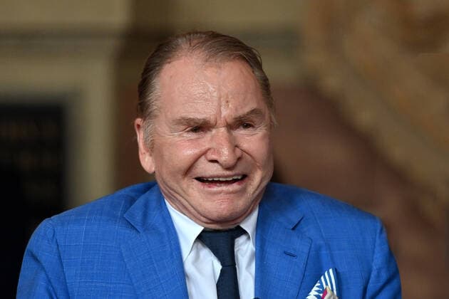 Fritz WEPPER actor, laughs, laughing, optimistic, good-humored single image, cropped single motif, portrait, portrait, portrait award Bavarian Order of Merit in the Antiquarium of the Munich Residence on 13 10 2022