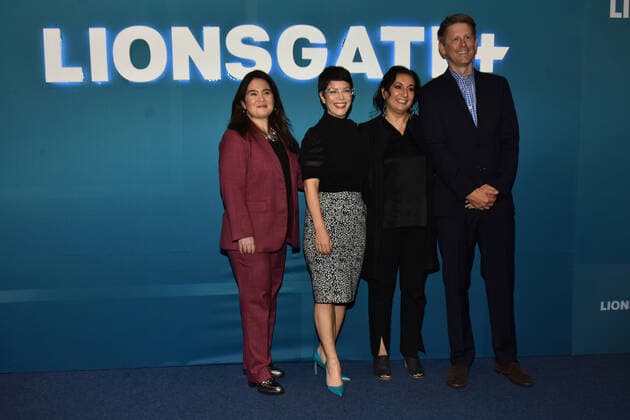 October 13, 2022, Mexico City, Mexico: (L-R) Pamela Nemoto, Linnea Hemenez, Superna Kalle, Darren Nelson attend the Lionsgate Plus Entertainment red carpet to promote new Tv Series at Antiguo Colegio de San Ildefonso. on October 13, 2022 in Mexico City, Mexico. Mexico City Mexico - ZUMAe321 20221013_zia_e321_022 Copyright: xCarlosxTischler xEyepixxGroupx