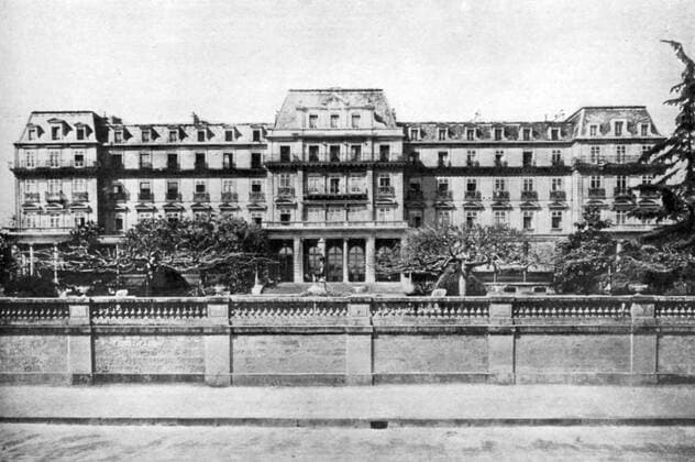 RECORD DATE NOT STATED The Palace of Nations, Geneva, Switzerland, 1926. From An Outline of Christianity, The Story of Our Civilisation, volume 5: Christianity Today and Tomorrow, edited by RG Parsons and AS Peake, published by the Waverley Book Club (London, 1926). The Palace of Nations, Geneva, Switzerland, 1926. Artist: Unknown 