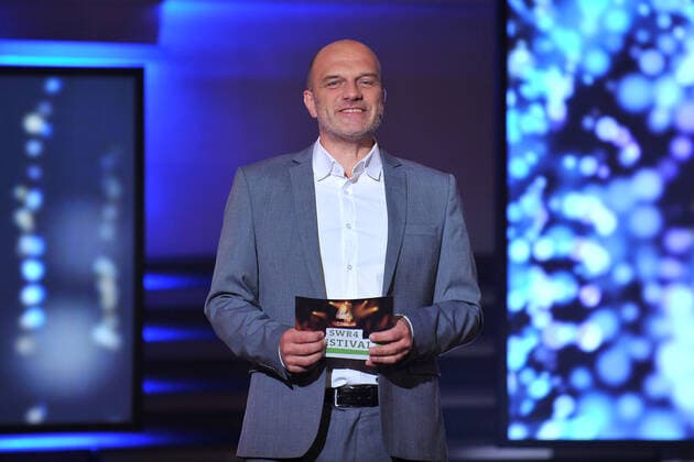 SWR 4 Gläserne 4 Matthias Methner on the occasion of the award of the Gläserne 4 of SWR 4 on 14 10 2022 in the Phoenixhalle in the Römerkastell Stuttgart 20221014MWI43920