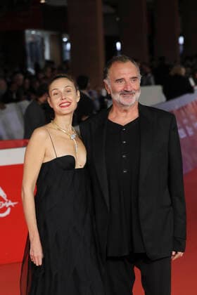 Rome Cinema Fest 2022. Rome Film Fest. Red carpet film Portrait Of The Queen . In the photo: Geraldina Polverelli Ferri, Fabrizio Ferri  Copyright: xMarcoxProvvisionatox xipa-agencyx xDxAvanzo Provvisionatox