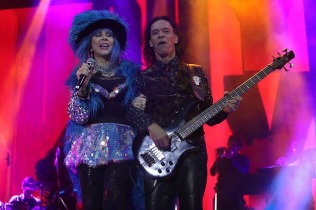 RECORD DATE NOT STATED October 15, 2022, Sao Paulo, Brazil: Show of Brazilian singers Baby do Brasil and Pepeu Gomes during the Novabrasil Music Festival, which takes place this weekend at the Sambodromo do Anhembi, in Sao Paulo, on Saturday (15).  Copyright: xLecoxVianax