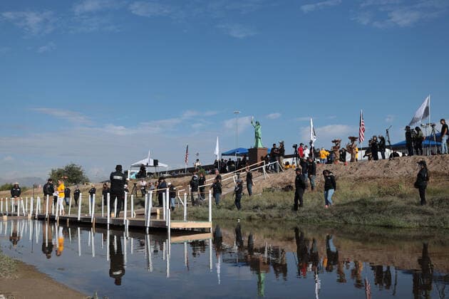 October 15, 2022, juarez, chihuahua, mexico: 289 families gathered at the border between Mexico and the United States, hugs not walls, an event organized by the border network for human rights, (BNHR) managed to reunite 289 families separated by immigration policies, so that they could hug each other in the middle of the Rio Bravo border natural border between Mexico and the United States juarez mexico - ZUMAp241 20221015_zip_p241_027 Copyright: xDavidxPeinadox
