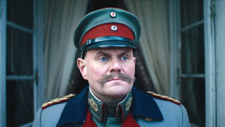 Devid Striesow, All Quiet on the Western Front (2022). Photo credit: Reiner Bajo Netflix The Hollywood Archive  Copyright: xx 34422-016THA
