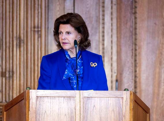 STOCKHOLM 20221018 Queen Silvia presents the Child10 prize in the Bernadotte Library at Stockholm Palace STOCKHOLM SWEDEN x60160x,  Copyright: xStefanxJerrevang TTx CHILD 10-PRISET