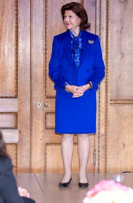 STOCKHOLM 20221018 Queen Silvia presents the Child10 prize in the Bernadotte Library at Stockholm Palace STOCKHOLM SWEDEN x60160x,  Copyright: xStefanxJerrevang TTx CHILD 10-PRISET