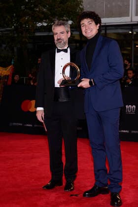 October 18, 2022, Mexico City, Mexico: Miguel Santa Rita, Manuel GarcoÂ­a Lozano attend the 4th Metropolitan Theater Awards (Los Metro) red carpet at the Centro Cultural del Bosque. on October 18, 2022 in Mexico City, Mexico. Mexico City USA - ZUMAe321 20221018_zia_e321_013 Copyright: xCarlosxTischlerx