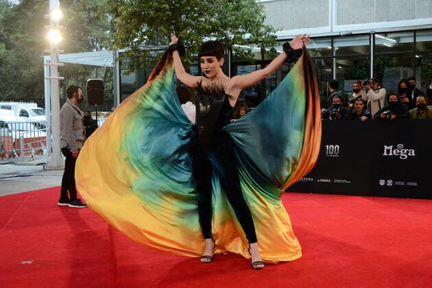 October 18, 2022, Mexico City, Mexico:Maria Elisa Gallegos attends the 4th Metropolitan Theater Awards (Los Metro) red carpet at the Centro Cultural del Bosque. on October 18, 2022 in Mexico City, Mexico. Mexico City USA - ZUMAe321 20221018_zia_e321_033 Copyright: xCarlosxTischlerx