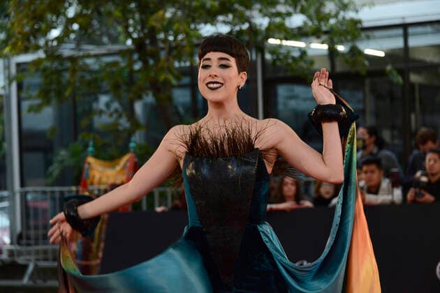October 18, 2022, Mexico City, Mexico:Maria Elisa Gallegos attends the 4th Metropolitan Theater Awards (Los Metro) red carpet at the Centro Cultural del Bosque. on October 18, 2022 in Mexico City, Mexico. Mexico City USA - ZUMAe321 20221018_zia_e321_034 Copyright: xCarlosxTischlerx