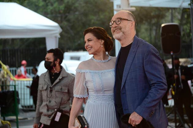 October 18, 2022, Mexico City, Mexico: Yolanda Ventura, Odiseo Bichir attend the 4th Metropolitan Theater Awards (Los Metro) red carpet at the Centro Cultural del Bosque. on October 18, 2022 in Mexico City, Mexico. Mexico City USA - ZUMAe321 20221018_zia_e321_038 Copyright: xCarlosxTischlerx