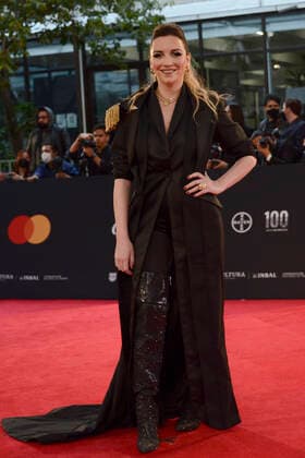October 18, 2022, Mexico City, Mexico: Regina Blandon attends the 4th Metropolitan Theater Awards (Los Metro) red carpet at the Centro Cultural del Bosque. on October 18, 2022 in Mexico City, Mexico. Mexico City USA - ZUMAe321 20221018_zia_e321_104 Copyright: xCarlosxTischlerx