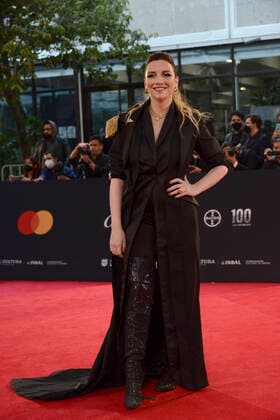 October 18, 2022, Mexico City, Mexico: Regina Blandon attends the 4th Metropolitan Theater Awards (Los Metro) red carpet at the Centro Cultural del Bosque. on October 18, 2022 in Mexico City, Mexico. Mexico City USA - ZUMAe321 20221018_zia_e321_105 Copyright: xCarlosxTischlerx