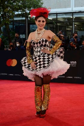 October 18, 2022, Mexico City, Mexico: Gloria Aura attends the 4th Metropolitan Theater Awards (Los Metro) red carpet at the Centro Cultural del Bosque. on October 18, 2022 in Mexico City, Mexico. Mexico City USA - ZUMAe321 20221018_zia_e321_109 Copyright: xCarlosxTischlerx