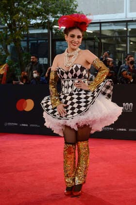 October 18, 2022, Mexico City, Mexico: Gloria Aura attends the 4th Metropolitan Theater Awards (Los Metro) red carpet at the Centro Cultural del Bosque. on October 18, 2022 in Mexico City, Mexico. Mexico City USA - ZUMAe321 20221018_zia_e321_110 Copyright: xCarlosxTischlerx