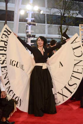October 18, 2022, Mexico City, Mexico: Maya Zapata attends the 4th Metropolitan Theater Awards (Los Metro) red carpet at the Centro Cultural del Bosque. on October 18, 2022 in Mexico City, Mexico. Mexico City USA - ZUMAe321 20221018_zia_e321_147 Copyright: xCarlosxTischlerx