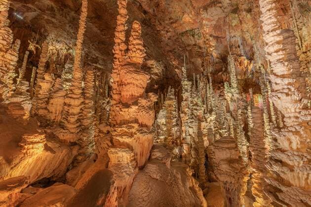 the Aven Armand Gorge 100 Meter at the Earth, where the largest Friends Stalagmite the World 30 Meter vertical is whores La parade, lozere, France, Europe Copyright: imageBROKER ncphoto ibxcde08602353.jpg