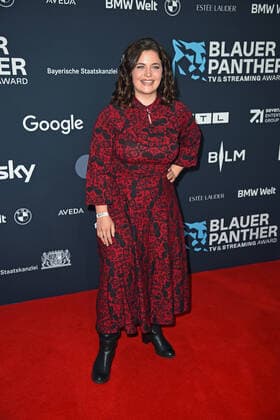 Ronja Forcher at the Blue Panther TV Streaming Award ceremony at BMW Welt in Munich on 19 10 2022
