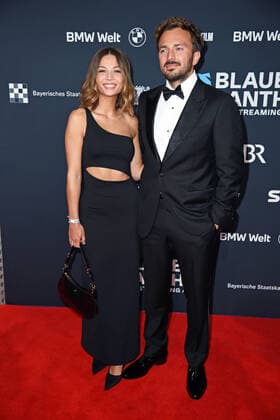 Lena Meckel, David Helmut at the Blue Panther TV Streaming Award ceremony at BMW Welt in Munich on 19 10 2022