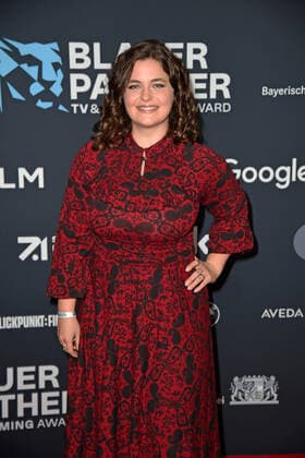 Ronja Forcher at the Blue Panther TV Streaming Award ceremony at BMW Welt in Munich on 19 10 2022