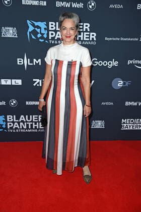 Irina Wanka at the Blue Panther TV Streaming Award ceremony at BMW Welt in Munich on 19 10 2022