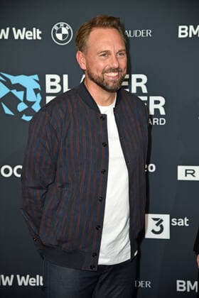 Steven Gaetjen at the Blue Panther TV Streaming Award ceremony at BMW Welt in Munich on 19 10 2022
