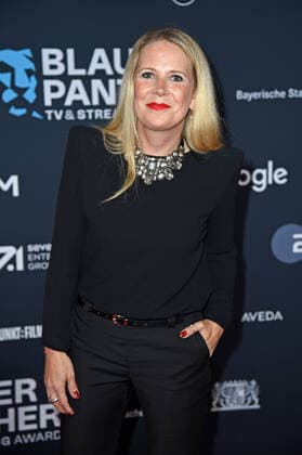 Franziska An der Gassen at the Blue Panther TV Streaming Award ceremony at BMW Welt in Munich on 19 10 2022