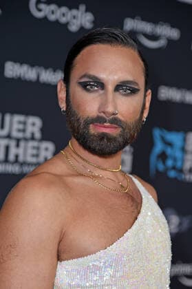 Conchita Wurst at the Blue Panther TV Streaming Award ceremony at BMW Welt in Munich on 19 10 2022