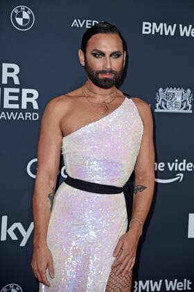 Conchita Wurst at the Blue Panther TV Streaming Award ceremony at BMW Welt in Munich on 19 10 2022