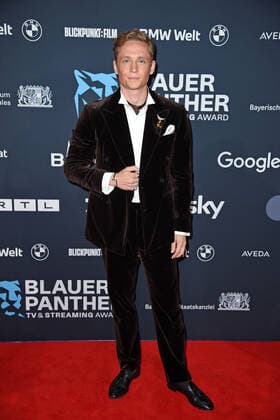 Matthias Schweighöfer at the Blue Panther TV Streaming Award ceremony at BMW Welt in Munich on 19 10 2022