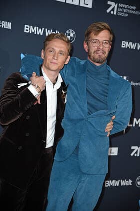 Matthias Schweighöfer, Joko Winterscheidt at the Blue Panther TV Streaming Award ceremony at BMW Welt in Munich on 19 10 2022