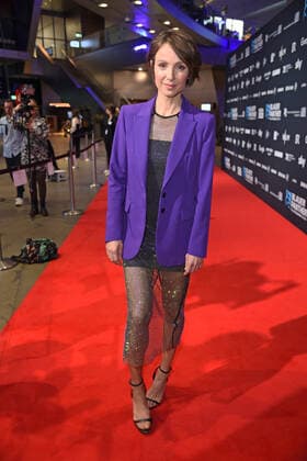 Julia Koschitz at the Blue Panther TV Streaming Award ceremony at BMW Welt in Munich on 19 10 2022