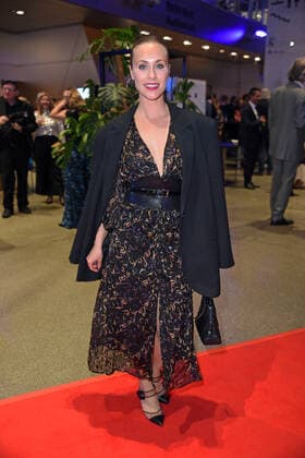 Sina Tkotsch at the Blue Panther TV Streaming Award ceremony at BMW Welt in Munich on 19 10 2022