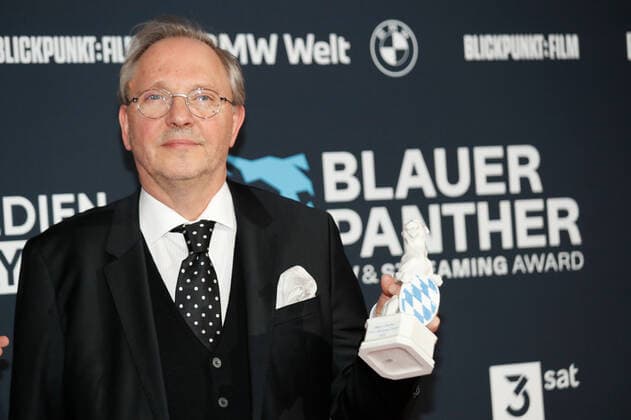 Blue Panther TV Streaming Award ceremony in Munich Award winner Olli Dittrich at the Blue Panther Bavarian Television Award ceremony at BMW Welt in Munich Copyright: xEventpressxGolejewskix
