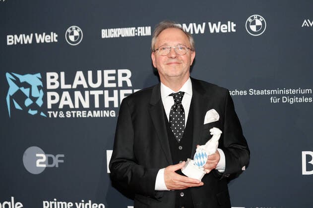 Blue Panther TV Streaming Award ceremony in Munich Award winner Olli Dittrich at the Blue Panther Bavarian Television Award ceremony at BMW Welt in Munich Copyright: xEventpressxGolejewskix