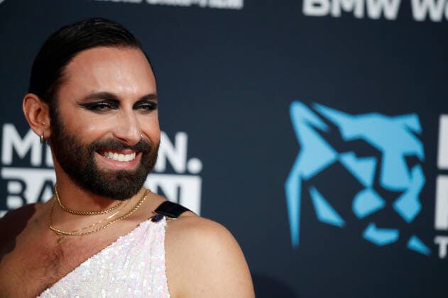 Blue Panther TV Streaming Award ceremony in Munich Laudatorin Conchita Wurst at the Blue Panther Bavarian Television Award ceremony at BMW Welt in Munich. Copyright: xEventpressxGolejewskix