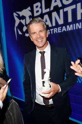 Blue Panther TV Streaming Award ceremony in Munich Award winner Markus Lanz after the presentation of the Blue Panther Bavarian Television Award at BMW Welt in Munich Copyright: xEventpressxGolejewskix