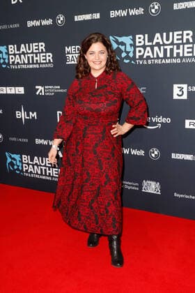 Blue Panther TV Streaming Award ceremony in Munich Ronja Forcher on the red carpet at the Blue Panther Bavarian Television Award ceremony at the BMW Welt in Munich. Copyright: xEventpressxGolejewskix