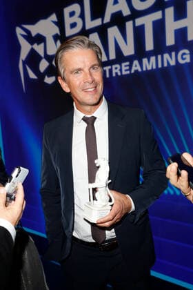 Blue Panther TV Streaming Award ceremony in Munich Award winner Markus Lanz after the presentation of the Blue Panther Bavarian Television Award at BMW Welt in Munich Copyright: xEventpressxGolejewskix