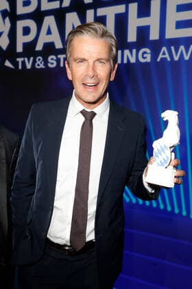 Blue Panther TV Streaming Award ceremony in Munich Award winner Markus Lanz after the presentation of the Blue Panther Bavarian Television Award at BMW Welt in Munich Copyright: xEventpressxGolejewskix